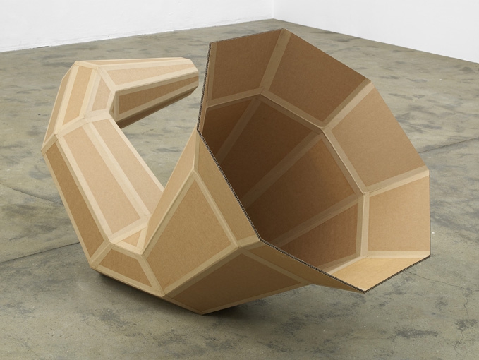 Image: Amalia Pica. Acoustic Radar in Cardboard 2010-2012. Cardboard, tape. Courtesy the artist, Herald St, London and Johann Koenig, Berlin