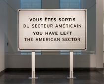 Llun: Ron Terada, ‘You Have Left The American Sector’, 2005